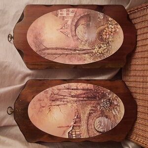 Vintage Cottage Wooden Wall Art